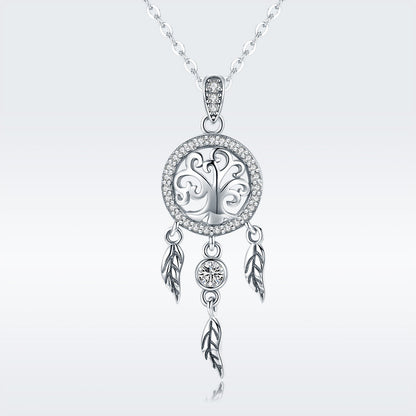 925 Sterling Silver Necklace 36-45cm with Pendant for Women