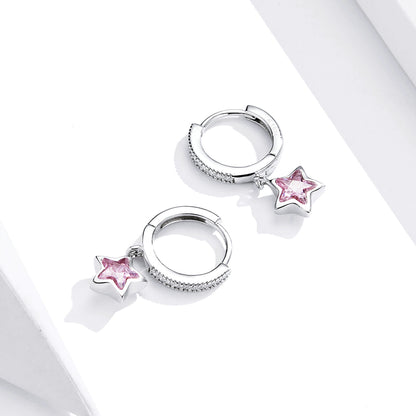 925 Sterling Silver Earrings with Pavé Setting CZ for Women
