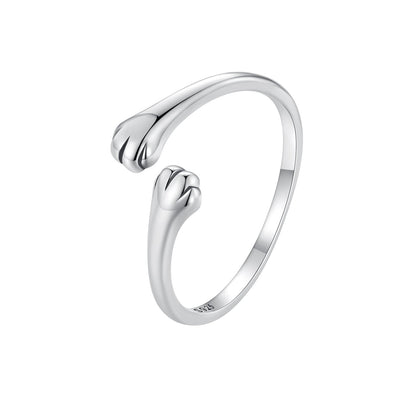 925 Sterling Silver Oxidized 1.6mm Ring
