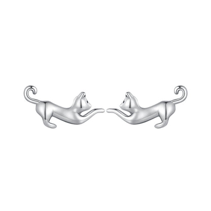 925 Sterling Silver Oxidized Earrings - 7*11mm for Women