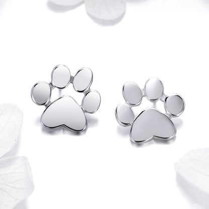 925 Sterling Silver Platinum Plated Earrings for Women