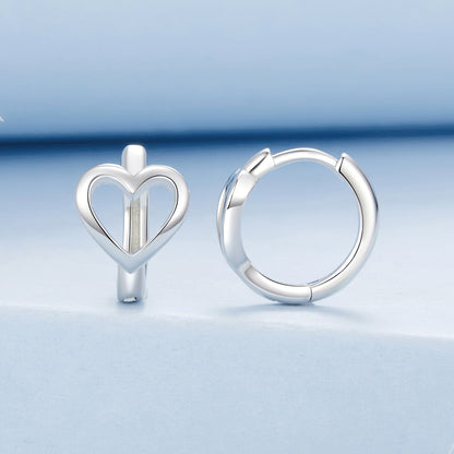 925 Sterling Silver Plated White Gold Earrings for Women