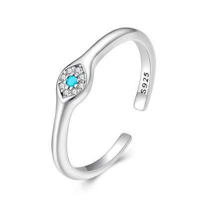 925 Sterling Silver Synthetic Turquoise Pavé CZ White Gold Plated Pendant 0.4x0.5cm for Women