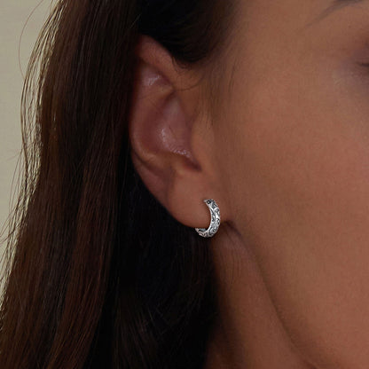 925 Sterling Silver Oxidized Earrings for Women