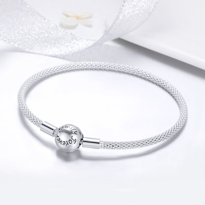 925 Sterling Silver SCB Bracelet Size 17.0cm