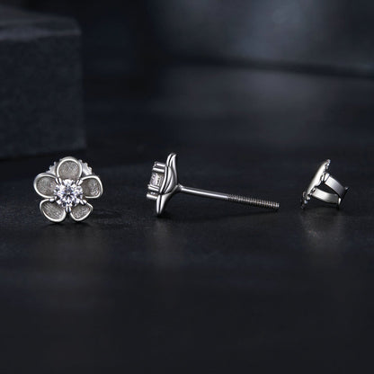 S925 Sterling Silver 3.00 Carat Moissanite Earrings for Women