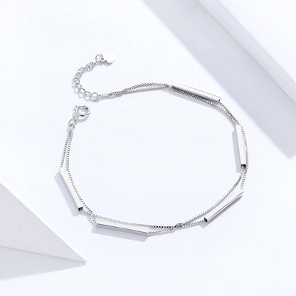 925 Sterling Silver Bracelet 20cm for Women