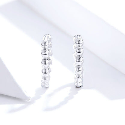925 Sterling Silver Plated Platinum Earrings for Women