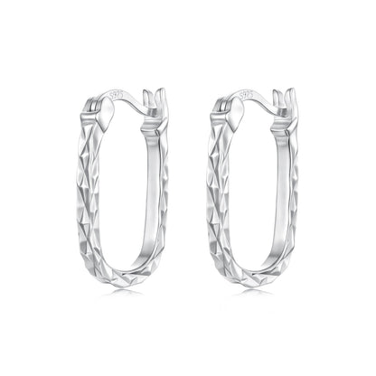 925 Sterling Silver Hoop Earrings for Women