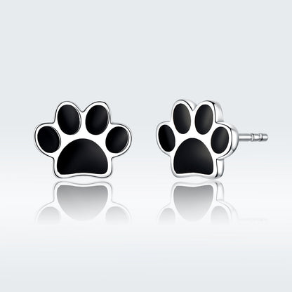 925 Sterling Silver Earrings with Enamel Finish