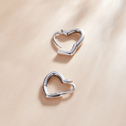 925 Sterling Silver & Platinum Earrings for Women