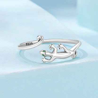 925 Sterling Silver Oxidized Pavé Setting CZ Ring