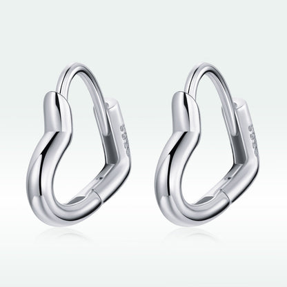 925 Sterling Silver & Platinum Earrings for Women