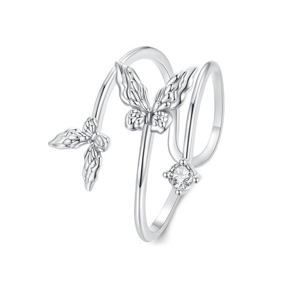 925 Sterling Silver Pavé Setting CZ Ring