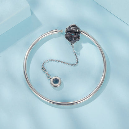 925 Sterling Silver Bracelet with Pavé Setting CZ, Size 17.0 for Women