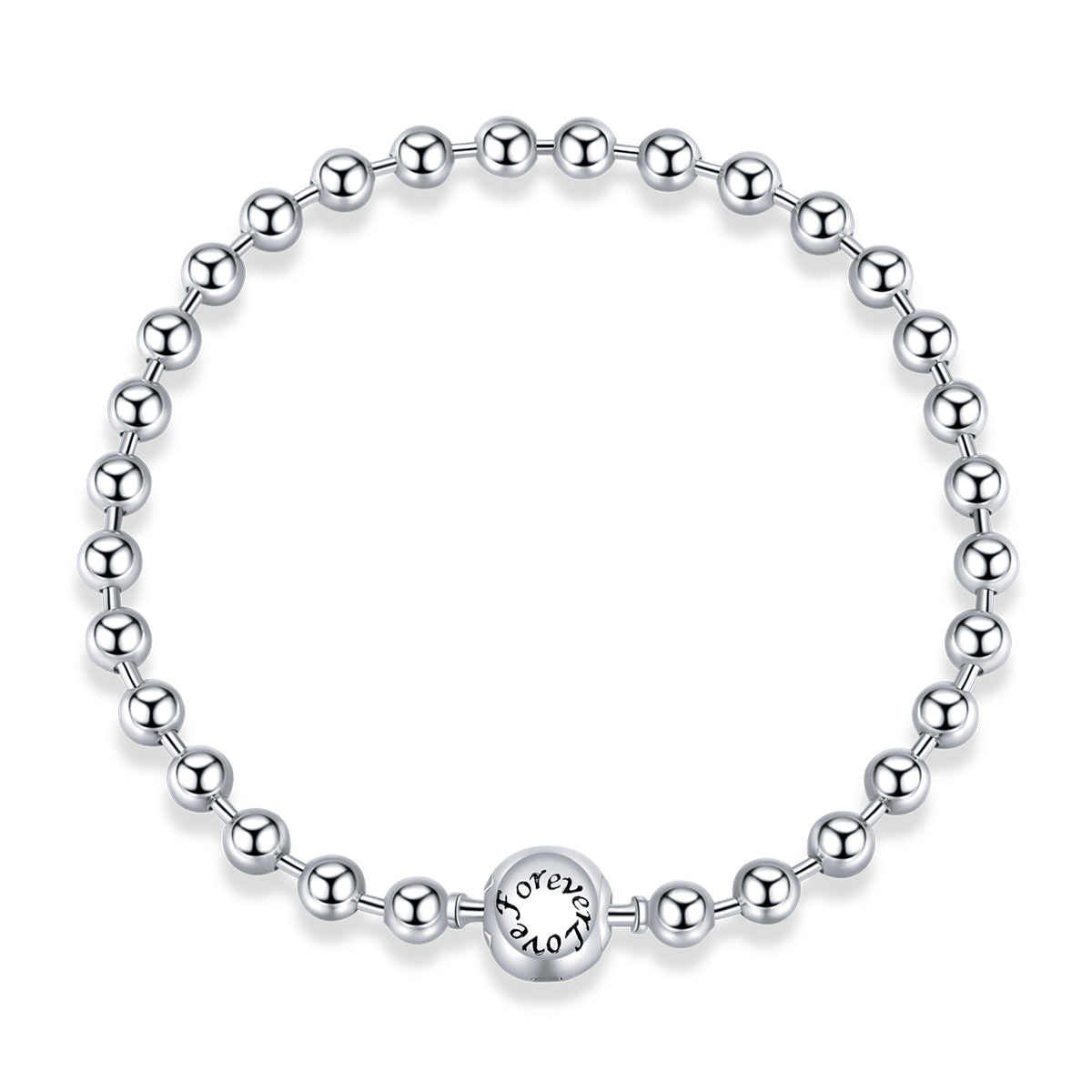925 Sterling Silver Bracelet 17cm Oxidized & Platinum Plated for Women