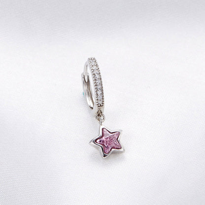 925 Sterling Silver Earrings with Pavé Setting CZ for Women