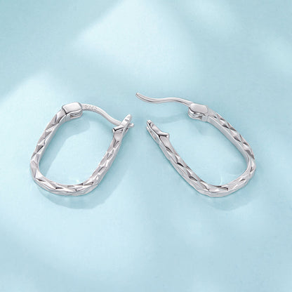 925 Sterling Silver Hoop Earrings for Women