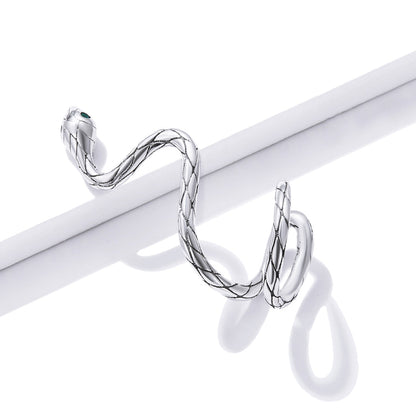 925 Sterling Silver Oxidized 2.5x1.9 cm Pavé Setting CZ Earrings for Women