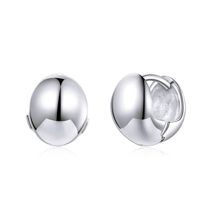 S925 Sterling Silver Platinum Plated Earrings for Women