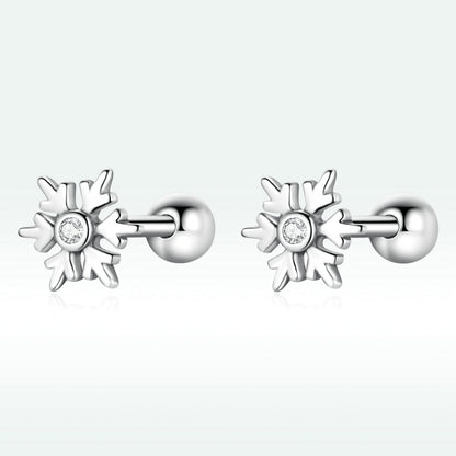 925 Sterling Silver Earrings with Pavé Setting and Oxidized Finish