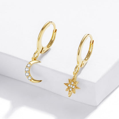925 Sterling Silver Earrings with Pavé Setting CZ for Women