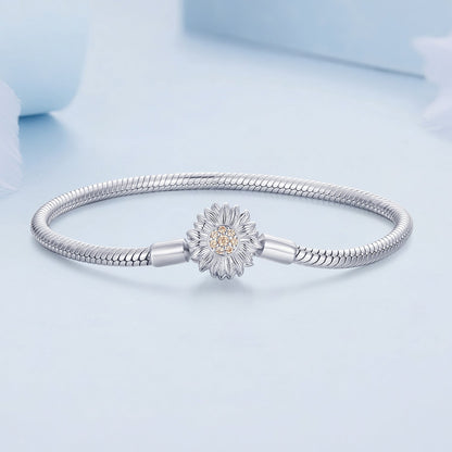 925 Sterling Silver Pavé Setting CZ Bracelet for Women - 17.0 Size, 170mm Length, 3mm Chain Thickness