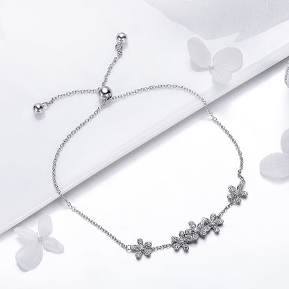 925 Sterling Silver Bracelet 22cm for Women
