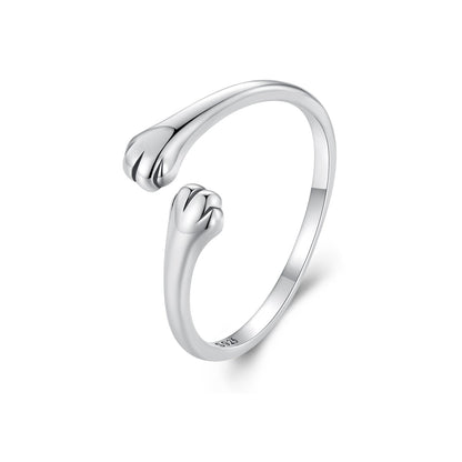 925 Sterling Silver Oxidized 1.6mm Ring