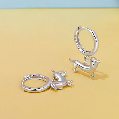 925 Sterling Silver & Plated White Gold Earrings for Women