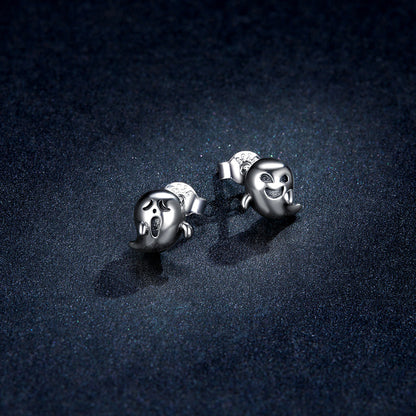 925 Sterling Silver Oxidized Silver Earrings