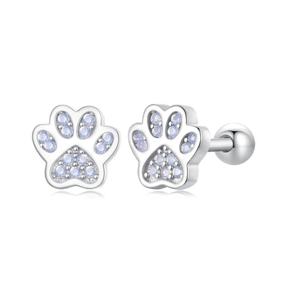 925 Sterling Silver Nano Opal Stone Earrings 6mm