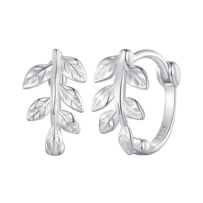 S925 Sterling Silver Earrings for Women 12x7mm