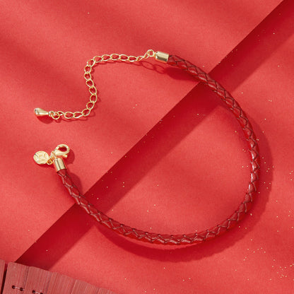 925 Sterling Silver & Gold Plated Adjustable 15+6cm Bracelet for Women