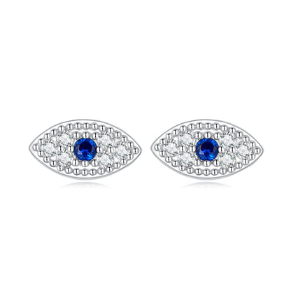 925 Sterling Silver & Pavé Setting CZ Earrings