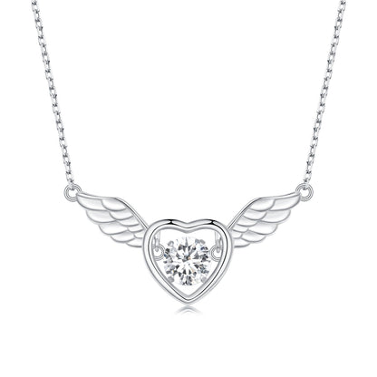 925 Sterling Silver Adjustable Necklace with Zircon and CZ for Women