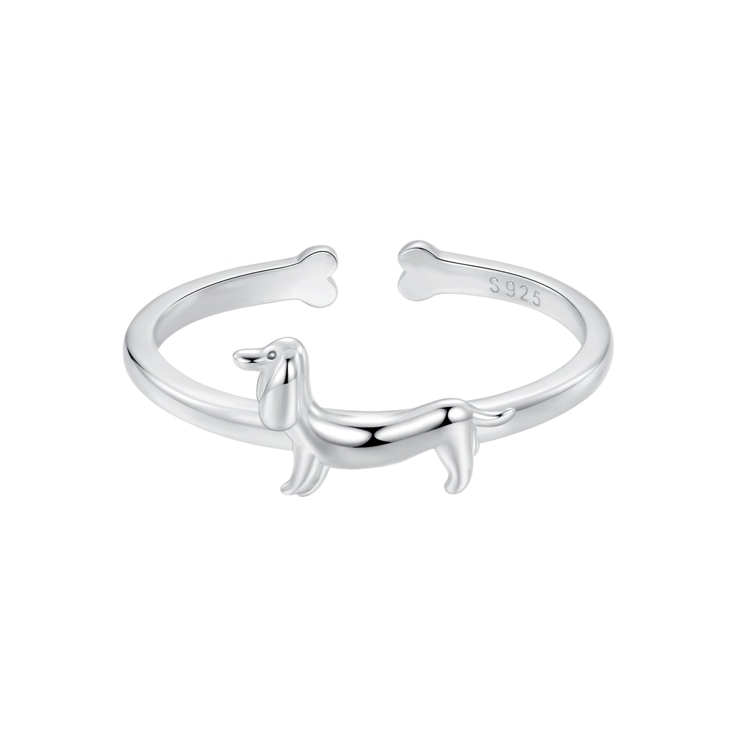 925 Sterling Silver Oxidized Silver 1.6mm Ring for Women