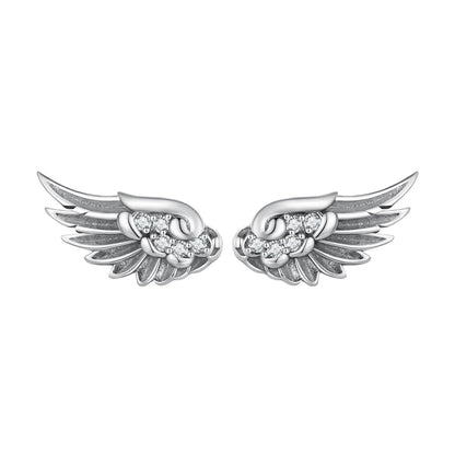 925 Sterling Silver Oxidized Pavé CZ Earrings