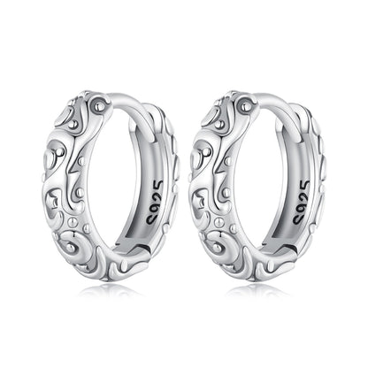 925 Sterling Silver Oxidized Earrings for Women