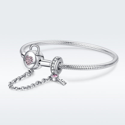 925 Sterling Silver Bracelet 17cm for Women