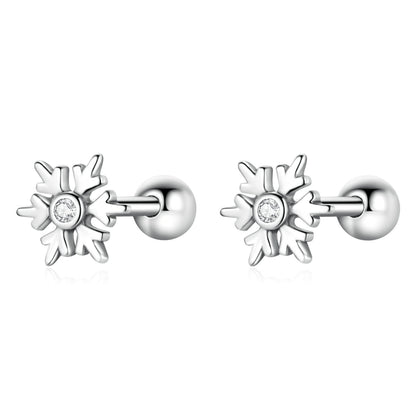 925 Sterling Silver Earrings with Pavé Setting and Oxidized Finish
