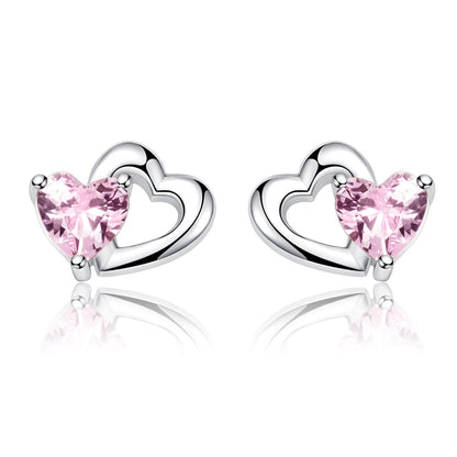 925 Sterling Silver Earrings with Pavé Setting CZ for Women