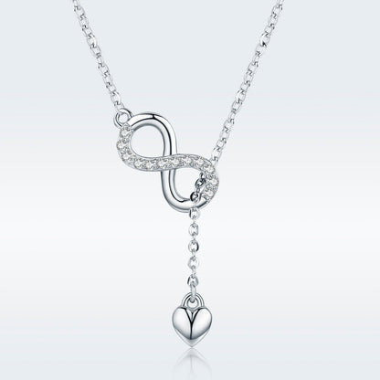 925 Sterling Silver Adjustable Necklace 38-45cm for Women