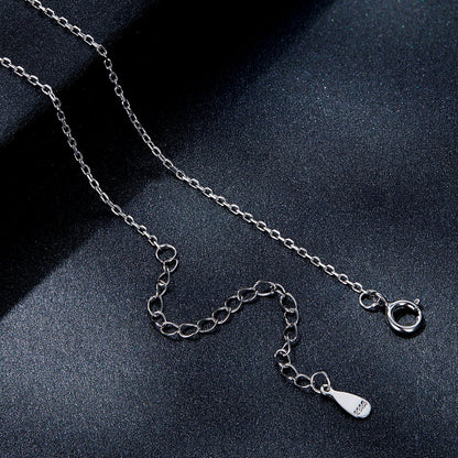 925 Sterling Silver 0.65 Carat Moissanite Necklace for Women