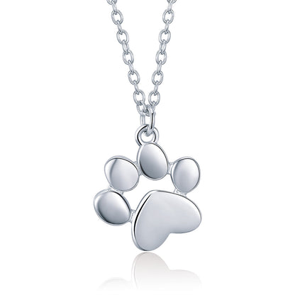 925 Sterling Silver Necklace with SCN Pendant 1.5x1.4cm for Women