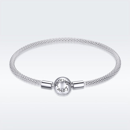 925 Sterling Silver SCB Bracelet Size 17.0cm