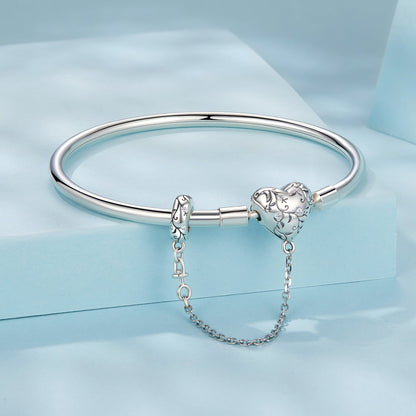925 Sterling Silver Bracelet with Pavé Setting CZ, Size 17.0 for Women