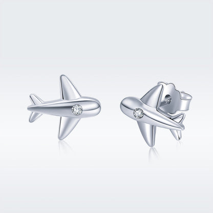 925 Sterling Silver Earrings with Pavé Setting CZ for Women