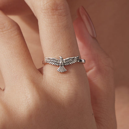 925 Sterling Silver Oxidized Ring for Men