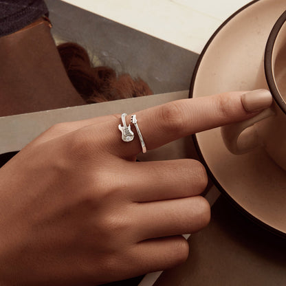 925 Sterling Silver 1.8mm Ring with Pavé Setting CZ for Women
